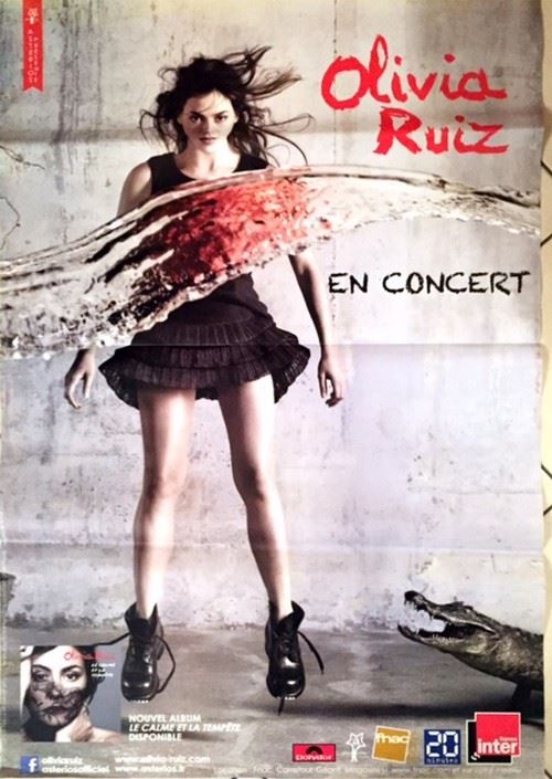 Olivia RUIZ - 80x120 cm - AFFICHE / POSTER État correct - N/A reconditionné disponible sur Fnac