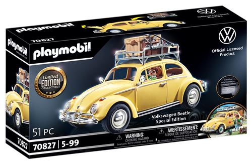 Playmobil 70827 Volkswagen Coccinelle Edition limitée numérotée État correct - Playmobil reconditionné disponible sur Fnac