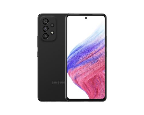 Acheter Samsung Galaxy A53 5G - 5G smartphone - double SIM - RAM 8 Go / Mémoire interne 256 Go - microSD slot - OLED display - 6.5"" - 2400 x 1080 pixels (120 Hz) - 4x caméras arrière 64 MP, 12 MP, 5 MP, 5 MP - front camera 32 MP - noir génial État correct - 225,87 € Samsung Galaxy A53 5G - 5G smartphone - double SIM - RAM 8 Go / Mémoire interne 256 Go - microSD slot - OLED display - 6.5"" - 2400 x 1080 pixels (120 Hz) - 4x caméras arrière 64 MP, 12 MP, 5 MP, 5 MP - front camera 32 MP - noir génial État correct - N/A reconditionné disponible sur Fnac