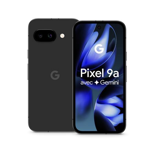 Smartphone Google Pixel 9a 6,3"" 5G Double SIM 256 Go Noir Volcanique État correct - Google reconditionné disponible sur Fnac