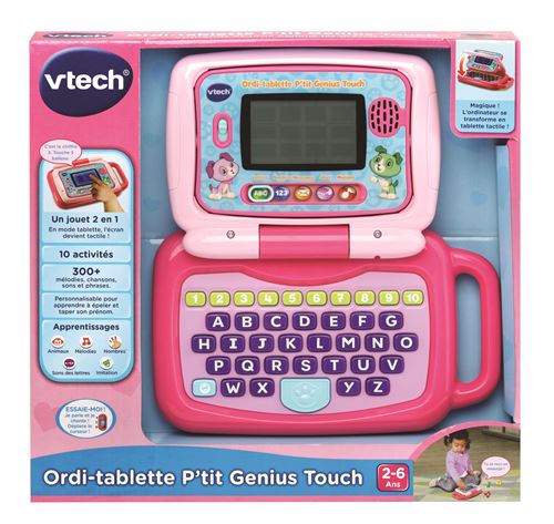 Acheter Ordi-tablette Vtech P'tit Genius Touch Mauve État correct - 20,99 € Ordi-tablette Vtech P'tit Genius Touch Mauve État correct - VTech reconditionné disponible sur Fnac