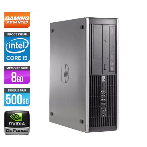 Unité centrale HP Elite 8300 SFF - Noir - Intel Core i5-3470 / 3.20 GHz - RAM 8 Go - HDD 500 Go - DVDRW - NVIDIA GeForce GTX 750 Ti - GigaBit Ethernet - Windows 7 Professionnel État correct - Hewlett-Packard reconditionné disponible sur Fnac