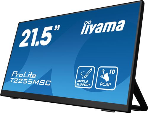 Ecran PC Iiyama ProLite T2255MSC-B1 21.5"" Full HD Noir mat État correct - Iiyama reconditionné disponible sur Fnac