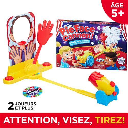 Jeu de société Hasbro Pie Face Cannon État correct - Hasbro Gaming reconditionné disponible sur Fnac