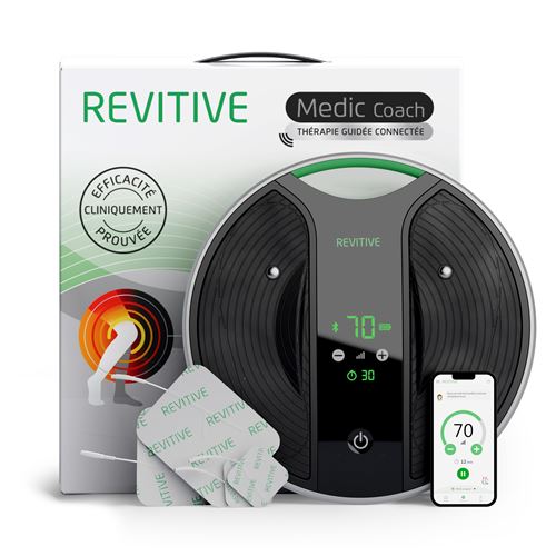 Stimulateur circulatoire Revitive Medic Coach 120-5575AQ Noir État correct - Revitive reconditionné disponible sur Fnac