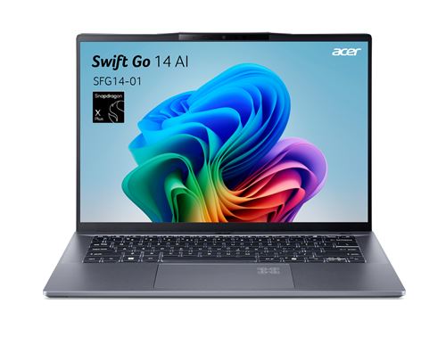 Acheter PC Portable Acer Swift Go 14 AI SFG14-01-X5AQ 14,5"" Copilot+PC Snapdragon® X Plus 16 Go RAM 512 Go SSD Gris État correct - 879,99 € PC Portable Acer Swift Go 14 AI SFG14-01-X5AQ 14,5"" Copilot+PC Snapdragon® X Plus 16 Go RAM 512 Go SSD Gris État correct - Acer reconditionné disponible sur Fnac
