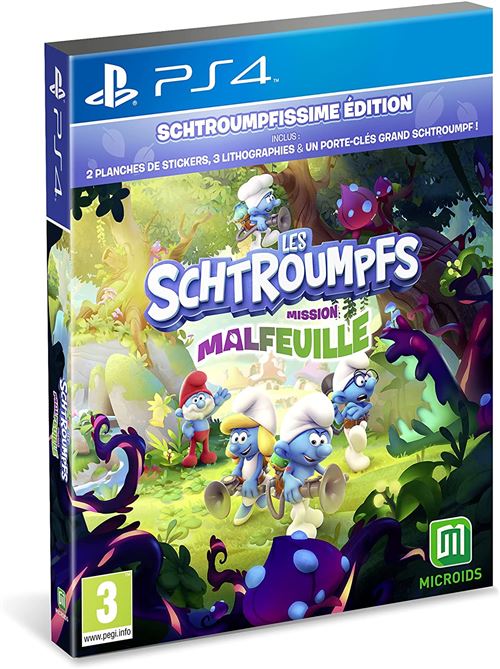 Les Schtroumpfs Mission Malfeuille PS4 Edition Schtroumpfissime État correct - Microids Distribution reconditionné disponible sur Fnac