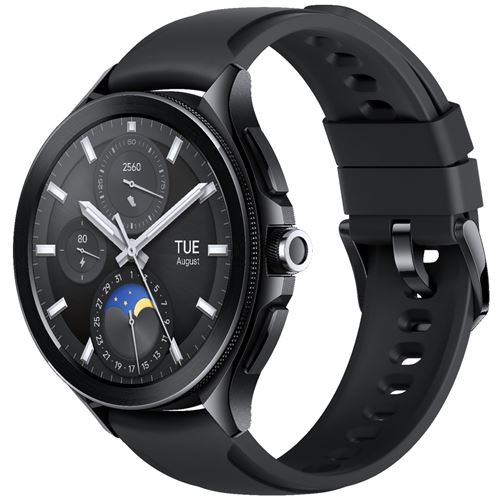 Montre connectée Xiaomi Watch 2 Pro 46 mm Bluetooth Noir avec bracelet caoutchouc Noir - État correct Xiaomi sur Fnac