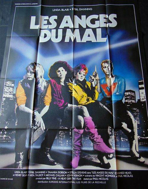Les Anges du mal - Linda Blair, Sybil Danning - 116x158cm - Affiche de cinéma originale pliée État correct -  reconditionné disponible sur Fnac