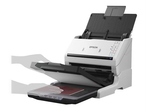 Epson WorkForce DS-530 - Scanner de documents - Recto-verso - A4 - 600 dpi x 600 dpi - jusqu'à 35 ppm (mono) / jusqu'à 35 ppm (couleur) - Chargeur automatique de documents (50 feuilles) - jusqu'à 4000 pages par jour - USB 3.0 État correct - Epson reconditionné disponible sur Fnac