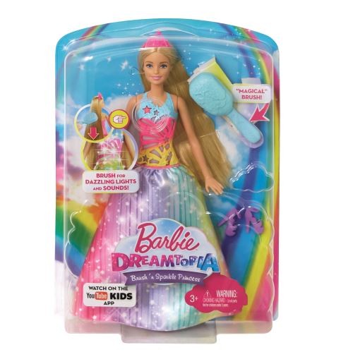 Acheter Poupée Barbie Dreamtopia Princesse Arc-en-ciel sons et lumières État correct - 25,00 € Poupée Barbie Dreamtopia Princesse Arc-en-ciel sons et lumières État correct - Barbie reconditionné disponible sur Fnac