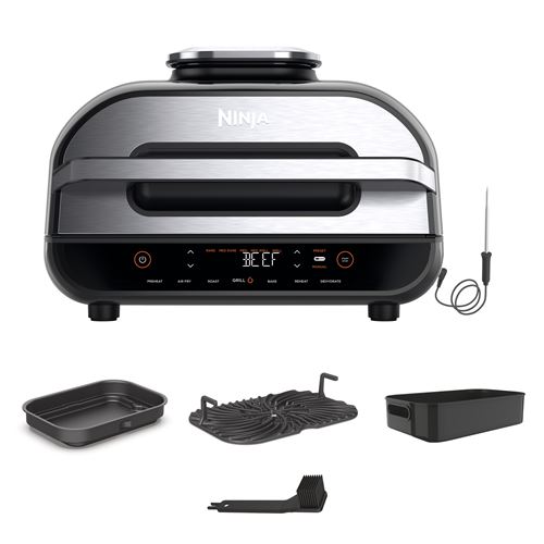 Grille-viande d'intérieur et plancha Ninja Foodi MAXPRO AG651EU Noir État correct - Ninja reconditionné disponible sur Fnac