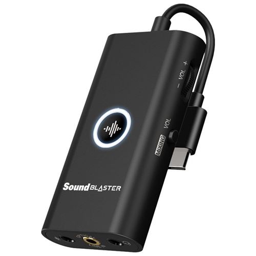 Carte Son Externe  DAC et ampli USB-C portable plug-and-play Creative  - Sound Blaster G3 État correct - N/A reconditionné disponible sur Fnac
