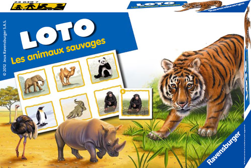 Ravensburger Loto les animaux sauvages État correct - Ravensburger reconditionné disponible sur Fnac