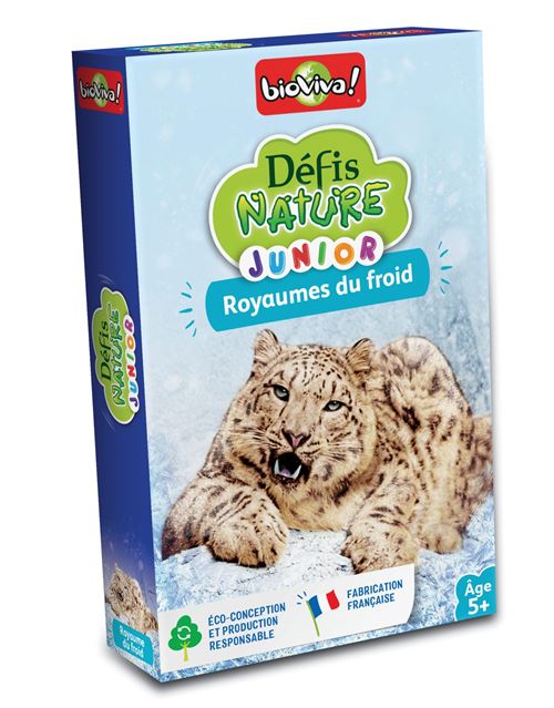 Jeu de cartes Bioviva Défis Nature junior Royaumes du froid État correct - Bioviva reconditionné disponible sur Fnac