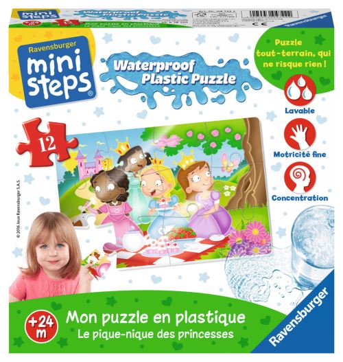 Puzzle 12 pièces Le pique-nique des princesses Ravensburger État correct - Ravensburger reconditionné disponible sur Fnac