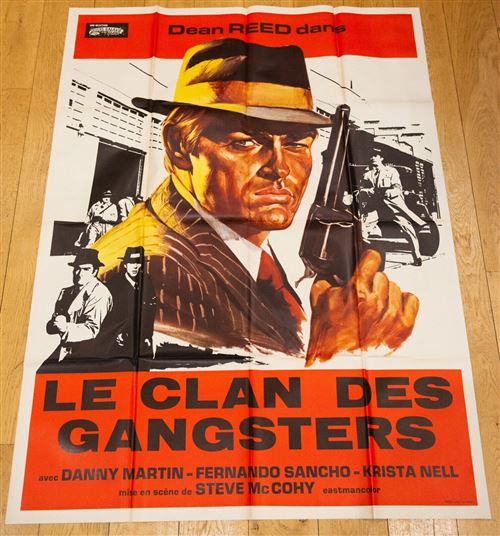 Le clan des gangsters - Dean Reed - 120x160cm - Affiche de cinéma originale État correct - N/A reconditionné disponible sur Fnac