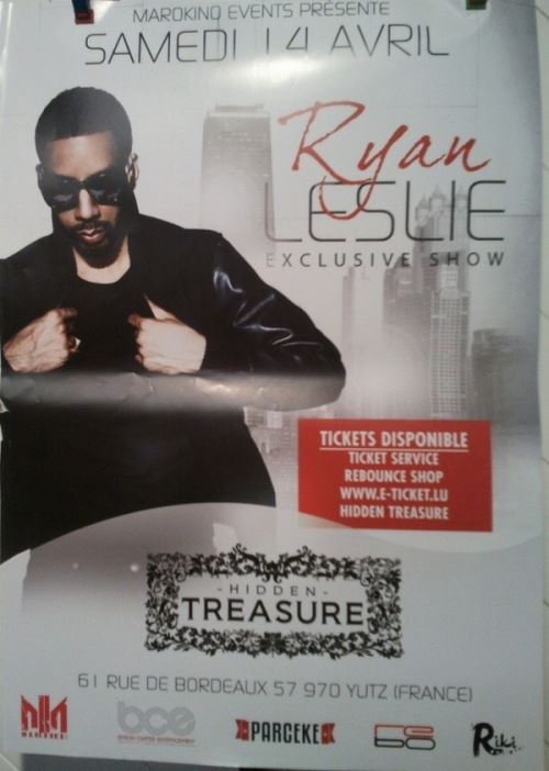 Ryan Leslie - 40x60 cm - AFFICHE / POSTER État correct - N/A reconditionné disponible sur Fnac