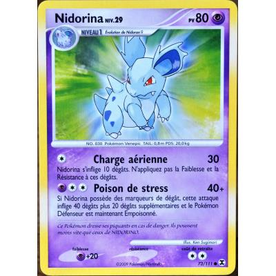 carte Pokémon 73 Nidorina 80 PV Platine Rivaux Émergents État correct - Pokémon reconditionné disponible sur Fnac