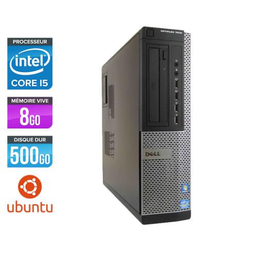 Unité centrale Dell Optiplex 7010 Desktop - Noir - Intel Core i5-3470 / 3.20 GHz - RAM 8 Go - HDD 500 Go - DVDRW - Gigabit Ethernet - Ubuntu - Linux État correct - Dell reconditionné disponible sur Fnac