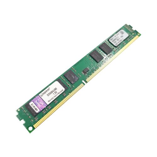 Barrette Mémoire 2Go RAM DDR3 Kingston D25664J90 LP DIMM PC3-10600U État correct - N/A reconditionné disponible sur Fnac
