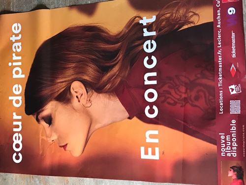 Cœur de Pirate - En Concert 2018 - AFFICHE État correct - N/A reconditionné disponible sur Fnac