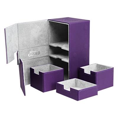 Ultimate guard taille standard xenoskin 200 plus double deck flip-n-tray étui (violet) État correct - Ultimate Guard reconditionné disponible sur Fnac