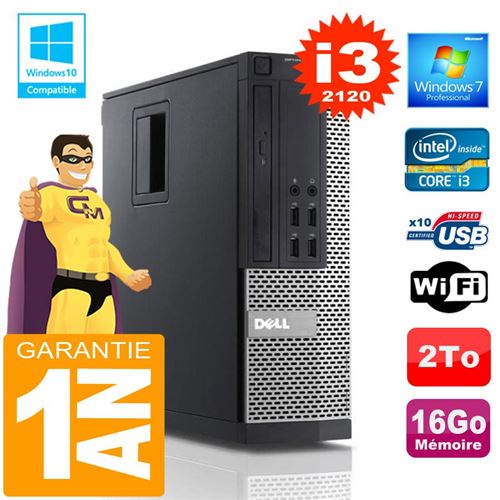 Acheter Pc dell 990 sff core i3-2120 ram 16go disque 2 to wifi w7 État correct - 229,00 € Pc dell 990 sff core i3-2120 ram 16go disque 2 to wifi w7 État correct - reconditionné disponible sur Fnac