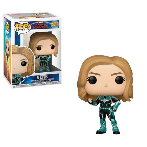Figurine Funko Pop Marvel CM Captain Marvel Pop 2 État correct - Funko reconditionné disponible sur Fnac