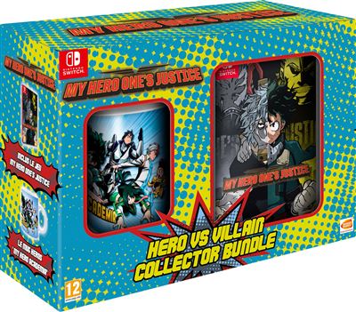 Acheter Pack Collector My Hero One’s Justice Nintendo Switch + Mug Héros My Hero Academia État correct - 120,25 € Pack Collector My Hero One’s Justice Nintendo Switch + Mug Héros My Hero Academia État correct - Bandai Namco reconditionné disponible sur Fnac