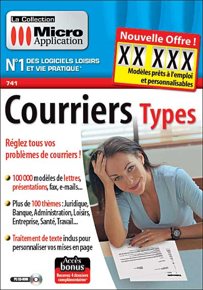 Courriers Types État correct - Avanquest reconditionné disponible sur Fnac