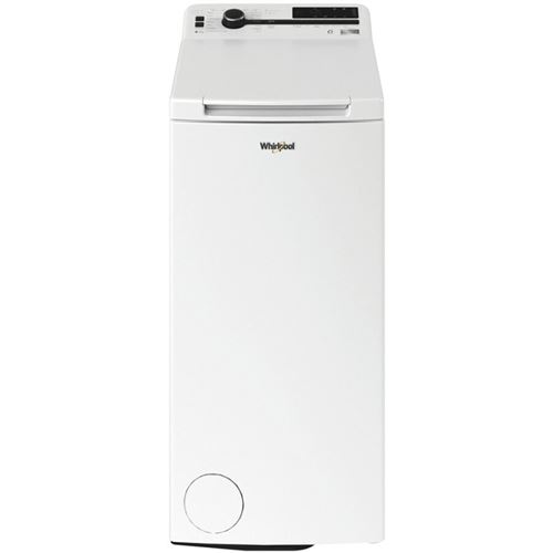 Whirlpool ZEN TDLRBX 6252BS FR/N - Machine à laver - largeur : 40 cm - profondeur : 60 cm - hauteur : 90 cm - chargement par le dessus - 42 litres - 6 kg - 1200 tours/min - blanc État correct - Whirlpool reconditionné disponible sur Fnac