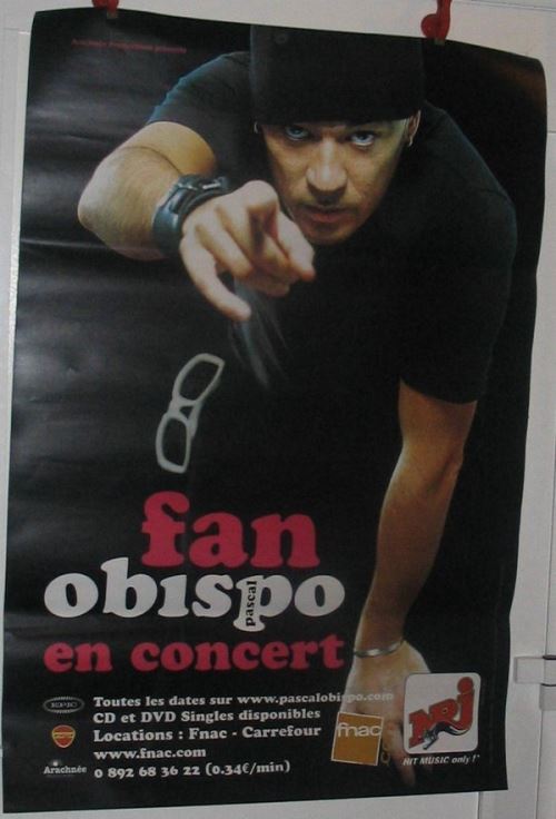 Obispo - 80x120 cm - AFFICHE / POSTER État correct - N/A reconditionné disponible sur Fnac