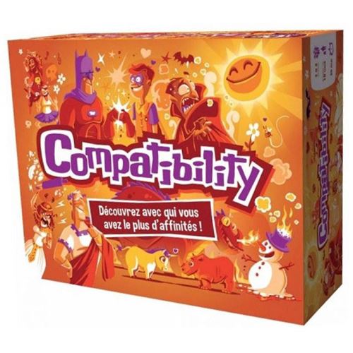 Acheter Jeu d’ambiance Asmodee Compatibility État correct - 13,00 € Jeu d’ambiance Asmodee Compatibility État correct - Asmodee reconditionné disponible sur Fnac