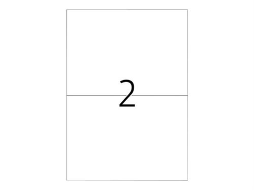 HERMA Premium - Papier - mat - auto-adhésif permanent - blanc - A5 (148 x 210 mm) 400 étiquette(s) (200 feuille(s) x 2 étiquettes laminées État correct - N/A reconditionné disponible sur Fnac