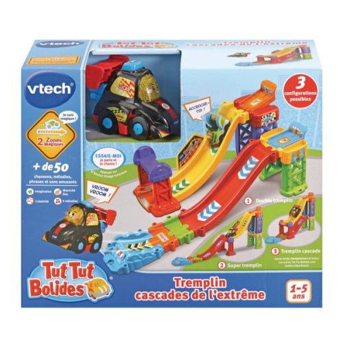 Circuit tremplin cascade de l'extrême Vtech Tut Tut Bolides État correct - VTech reconditionné disponible sur Fnac