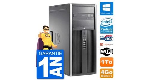 Pc tour hp 8200 intel g630 ram 4go disque dur 1to windows 10 wifi État correct - N/A reconditionné disponible sur Fnac