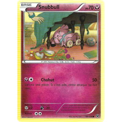 Carte Pokemon - XY10 - Impact des Destins - Snubbull - PV 70 - 68/124 - Commune - VF État correct - Asmodee reconditionné disponible sur Fnac