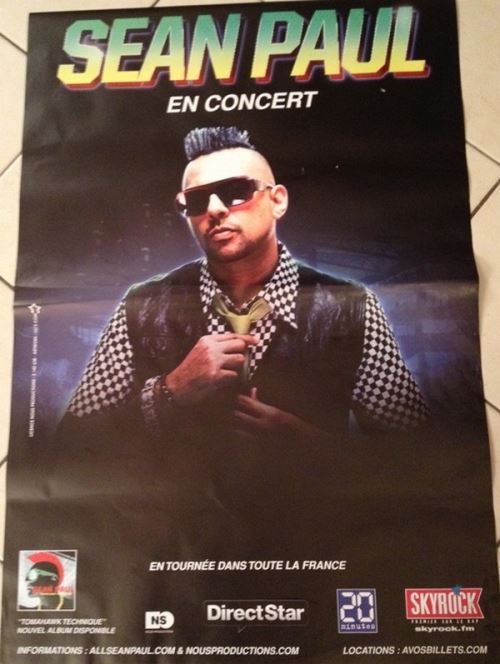 Sean Paul - 70x100 cm - AFFICHE / POSTER État correct - N/A reconditionné disponible sur Fnac