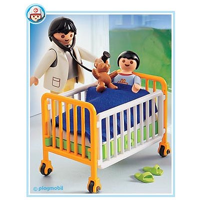 Playmobil - 4406 - Médecin / enfant / lit d'hôpital État correct - Playmobil reconditionné disponible sur Fnac