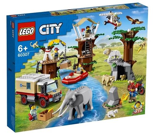 LEGO® City - Le camp de sauvetage des animaux sauvages de la faune, Jouet Animaux - 60307 État correct - N/A reconditionné disponible sur Fnac