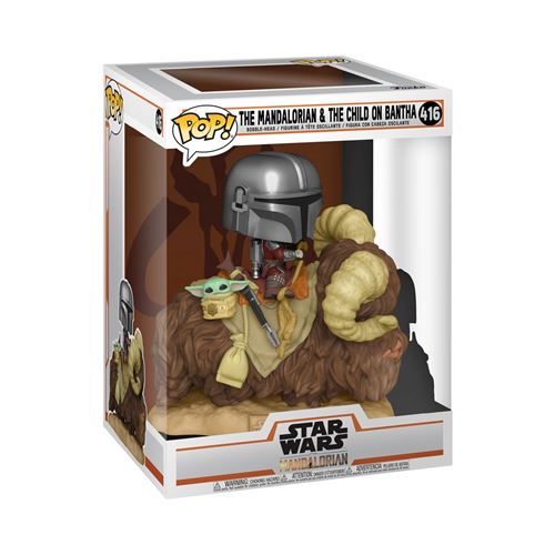Acheter Figurine Funko Pop Deluxe The Mandalorian Mando on Bantha with Child État correct - 51,43 € Figurine Funko Pop Deluxe The Mandalorian Mando on Bantha with Child État correct - Funko reconditionné disponible sur Fnac
