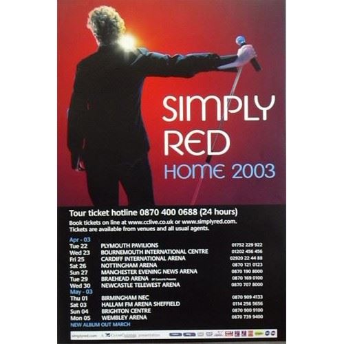 Acheter SIMPLY RED - 100x150 cm - AFFICHE / POSTER État correct - 23,99 € SIMPLY RED - 100x150 cm - AFFICHE / POSTER État correct - N/A reconditionné disponible sur Fnac