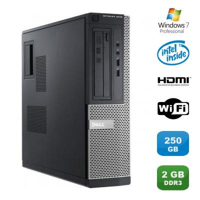 PC DELL Optiplex 3010 DT Intel G640 2.8Ghz 2Go 250Go Graveur WIFI HDMI Win 7 Pro État correct - Dell reconditionné disponible sur Fnac