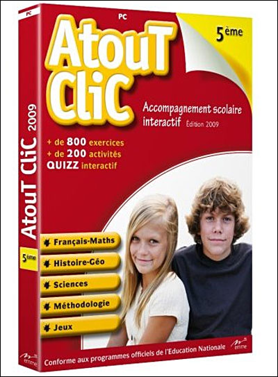 Acheter Atout Clic 5ème 2009 État correct - 16,00 € Atout Clic 5ème 2009 État correct - Avanquest reconditionné disponible sur Fnac