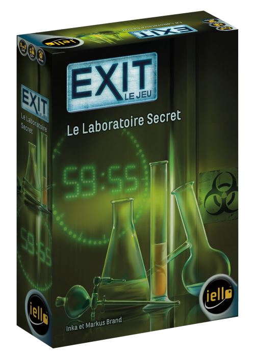 Jeu d'escape game Iello Exit Le laboratoire secret État correct - Iello reconditionné disponible sur Fnac