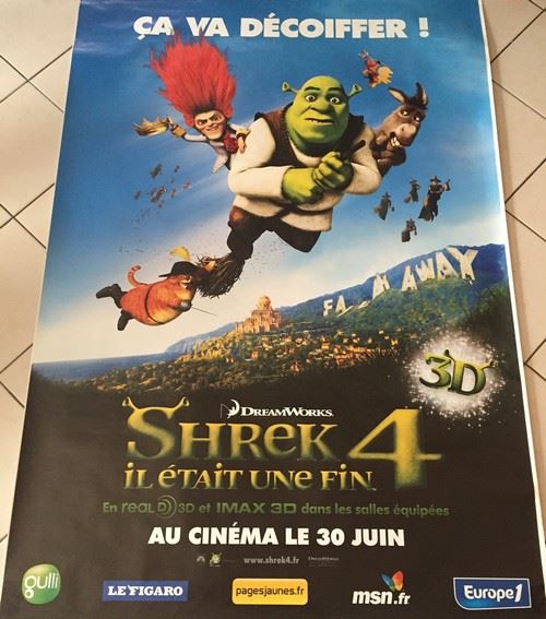 Shrek 4 - 120x175 cm - AFFICHE / POSTER État correct - N/A reconditionné disponible sur Fnac