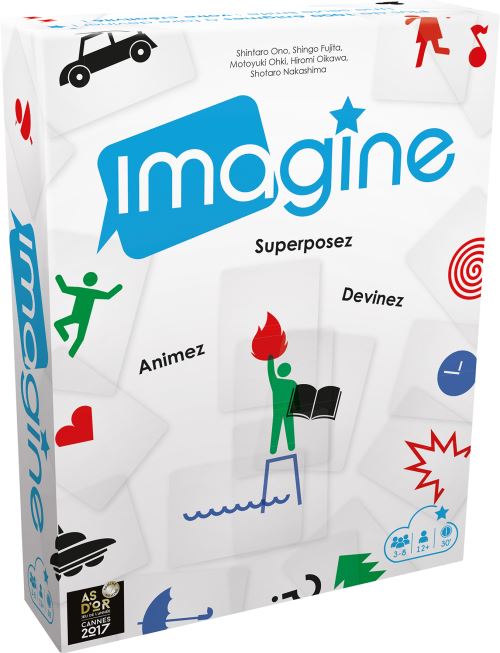 Jeu d'imagination et de déduction Asmodée Imagine État correct - Asmodee reconditionné disponible sur Fnac