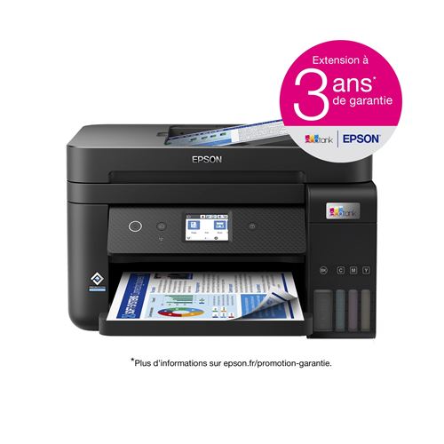 Imprimante multifonction Epson Ecotank ET-4850 Noir État correct - Epson reconditionné disponible sur Fnac