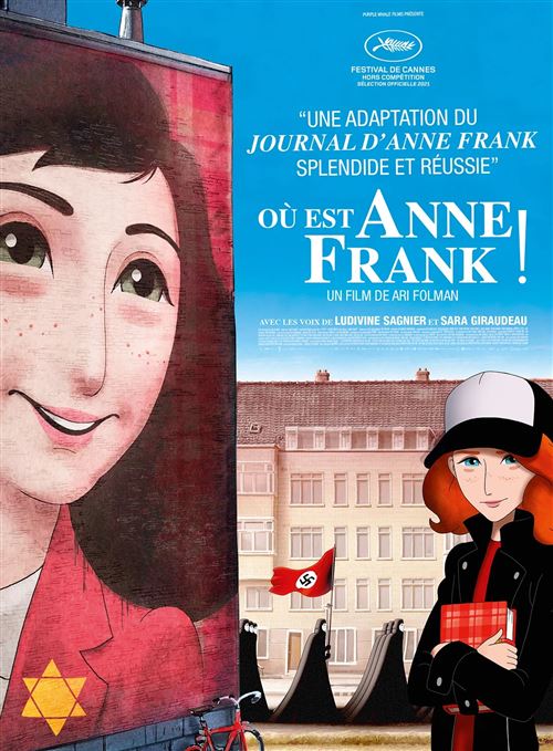Affiche de Cinéma Originale - Où est Anne Frank! - 2021 - Ari Folman - 120x160cm État correct - N/A reconditionné disponible sur Fnac